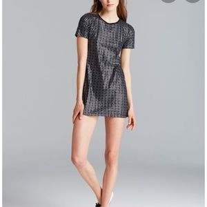 Theory Metallic Cherry Ichart Dress